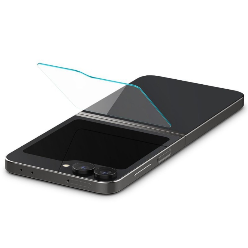 Γυαλί Προστασίας Spigen Glass EZ FIT Pro Samsung Galaxy Z Flip6 SM-F741 Full Screen Cover Clear (AGL07972)