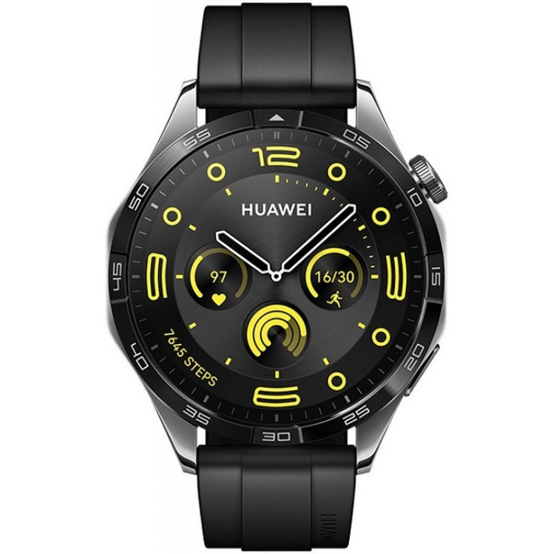 Huawei Watch GT 4 Stainless Steel Waterproof 46mm Black 
