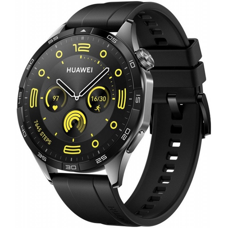 Huawei Watch GT 4 Stainless Steel Waterproof 46mm Black 