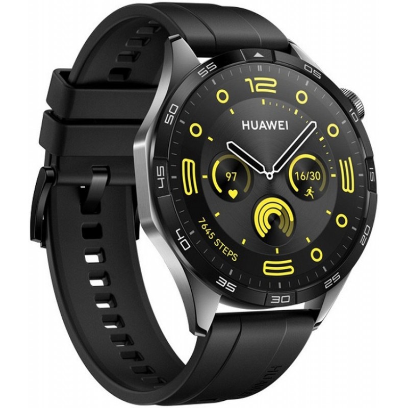Huawei Watch GT 4 Stainless Steel Waterproof 46mm Black 