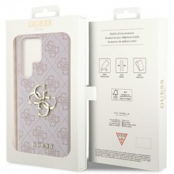 Θήκη Guess PU 4G Metal Logo Case Samsung Galaxy S24 Ultra 5G S928 Pink