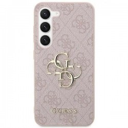 Θήκη Guess PU 4G Metal Logo Case Samsung Galaxy S24 Ultra 5G S928 Pink