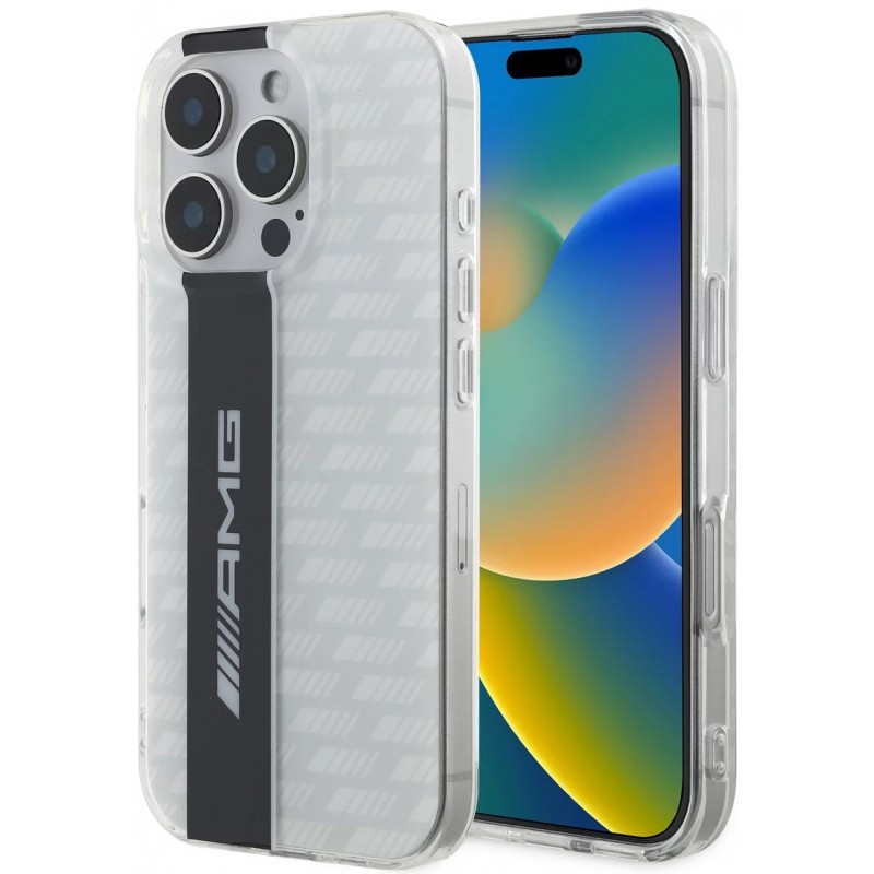 Θήκη AMG Carbon Pattern Case for iPhone 16 Pro Max (6.9") White