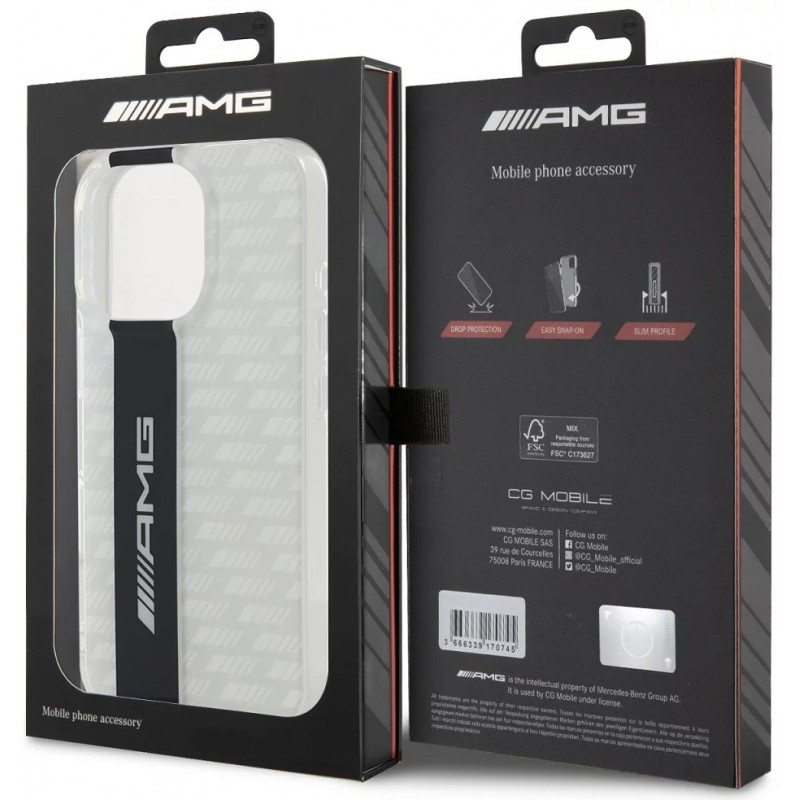 Θήκη AMG Carbon Pattern Case for iPhone 16 Pro Max (6.9") White