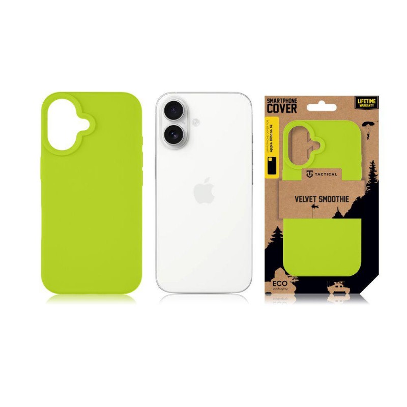 Θήκη Tactical Velvet Smoothie Cover Case Apple iPhone 16 (6.1") Green