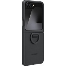 Θήκη Samsung Silicone Cover with Ring Case EF-PF741TBE Galaxy Z Flip7 FE 5G SM-F761B Black (Original)