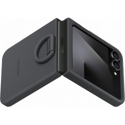 Θήκη Samsung Silicone Cover with Ring Case EF-PF741TBE Galaxy Z Flip7 FE 5G SM-F761B Black (Original)