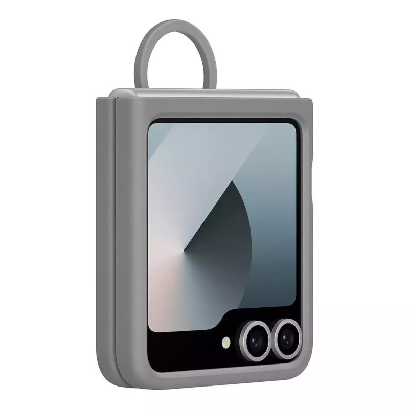 Θήκη Samsung Silicone Cover with Ring Case EF-PF741TJE Samsung Galaxy Z Flip6 SM-F741 / Flip7 FE 5G SM-761B Gray (Original) Θήκη Samsung Silicone Cover with Ring Case EF-PF741TJE Samsung Galaxy Z Flip6 SM-F741 / Flip7 FE 5G SM-761B Gray (Original)