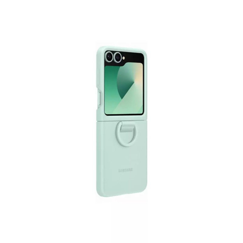 Θήκη Samsung Silicone Cover with Ring Case EF-PF741TJE Samsung Galaxy Z Flip6 SM-F741 / Flip7 FE 5G SM-761B Mint (Original) Θήκη Samsung Silicone Cover with Ring Case EF-PF741TJE Samsung Galaxy Z Flip6 SM-F741 / Flip7 FE 5G SM-761B Mint (Original)