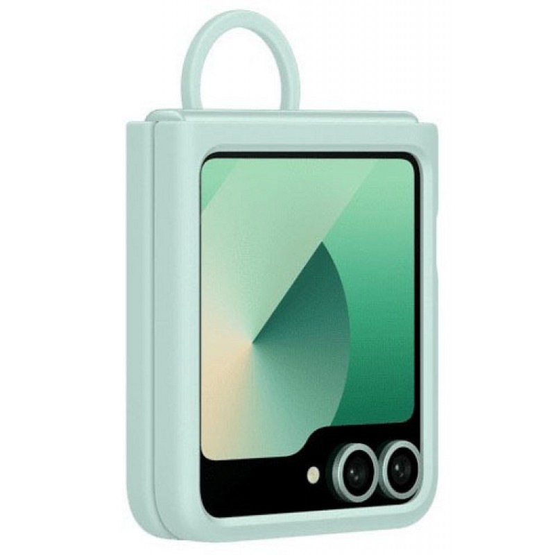 Θήκη Samsung Silicone Cover with Ring Case EF-PF741TJE Samsung Galaxy Z Flip6 SM-F741 / Flip7 FE 5G SM-761B Mint (Original) Θήκη Samsung Silicone Cover with Ring Case EF-PF741TJE Samsung Galaxy Z Flip6 SM-F741 / Flip7 FE 5G SM-761B Mint (Original)