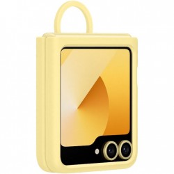 Θήκη Samsung Silicone Cover with Ring Case EF-PF741TYE Samsung Galaxy Z Flip6 SM-F741 / Flip7 FE 5G SM-761B Yellow (Original)