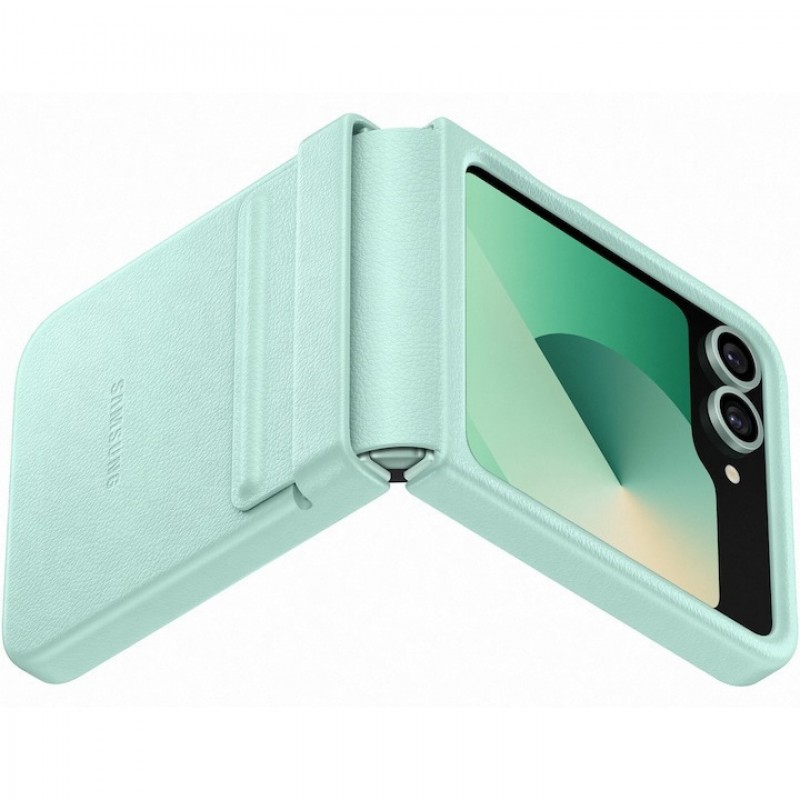 Θήκη Samsung Eco Leather KindSuit Case EF-VF741PME Samsung Galaxy Z Flip6 SM-F741 / Flip7 FE 5G SM-761B Mint (Original) Θήκη Samsung Eco Leather KindSuit Case EF-VF741PME Samsung Galaxy Z Flip6 SM-F741 / Flip7 FE 5G SM-761B Mint (Original)