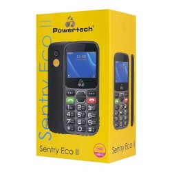 Powertech Sentry Eco II Dual SIM PTM-39  Black