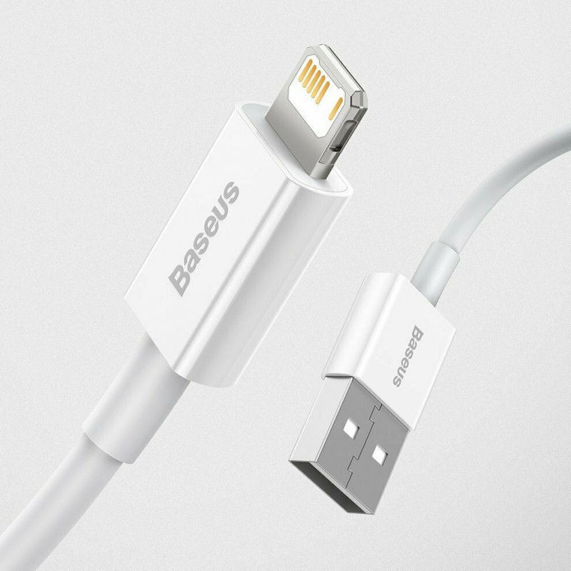 Καλώδιο Φόρτισης Baseus Superior Series Cable USB to Lightning 1m White (CALYS-02)