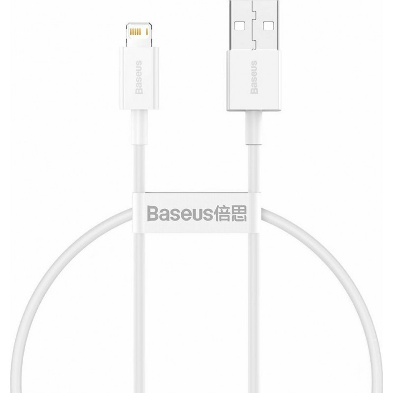 Καλώδιο Φόρτισης Baseus Superior Series Cable USB to Lightning 1m White (CALYS-02)