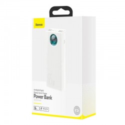 Εξωτερική Μπαταρία Baseus Amblight PowerBank 30000mAh 65W  4USB-A & USB-C Quick Charge (PPLG000102) White