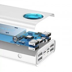 Εξωτερική Μπαταρία Baseus Amblight PowerBank 30000mAh 65W  4USB-A & USB-C Quick Charge (PPLG000102) White