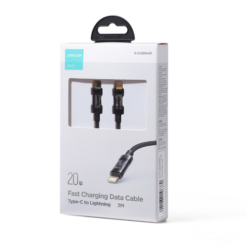 Καλώδιο Joyroom USB-C to Lightning 20W 2m ( S-CL020A20) Black Καλώδιο Joyroom USB-C to Lightning 20W 2m ( S-CL020A20) Black