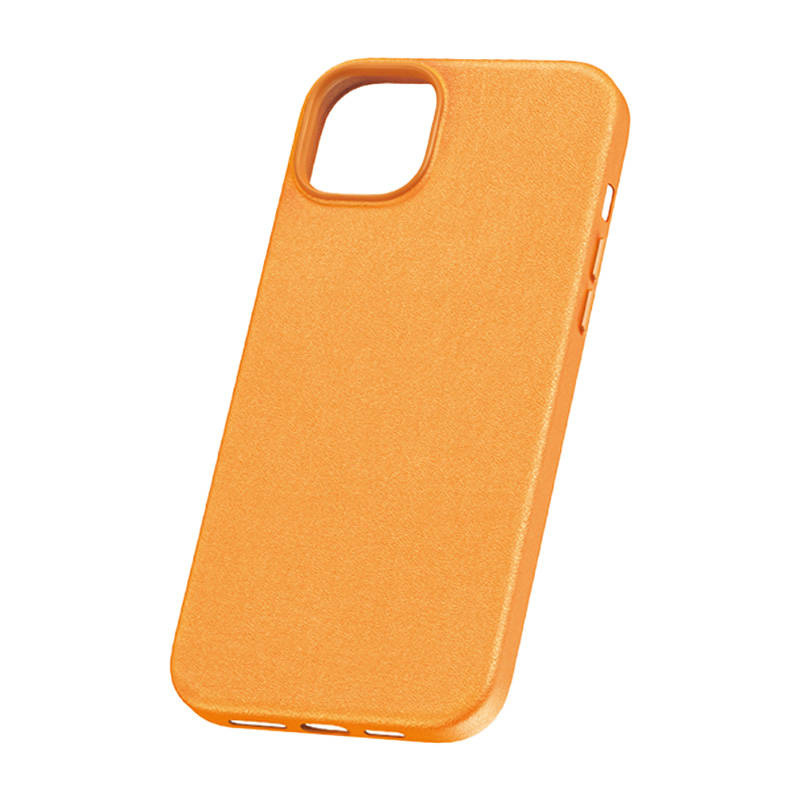 Θήκη Baseus Leather Fauxther Back Cover Apple iPhone 15 Pro Max (6.7") Orange