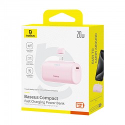 Εξωτερική Μπαταρία Baseus 5000mAh Powerbank OS Compact IP 20W Pink 