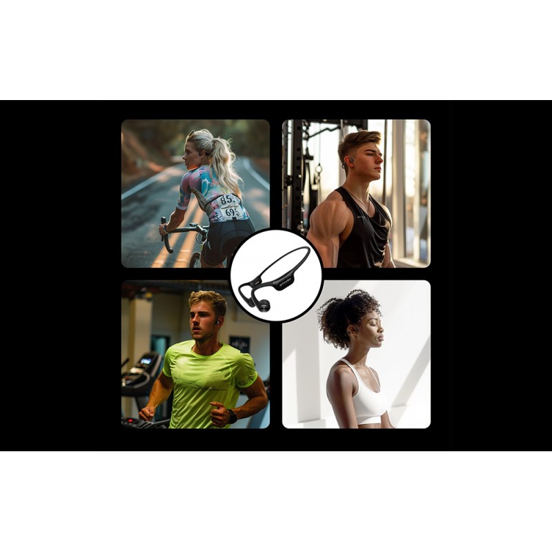 Ακουστικά Bluetooth BlitzWolf BW-BTS9 Bone Conduction Headphones Black