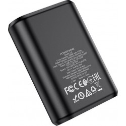 Εξωτερική Μπαταρία HOCO Q3 Mayflower PowerBank 1x Type-C  1x USB-A 10000mAh Quick Charge 3.0 20W Black