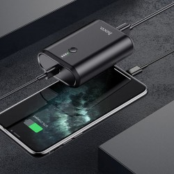 Εξωτερική Μπαταρία HOCO Q3 Mayflower PowerBank 1x Type-C  1x USB-A 10000mAh Quick Charge 3.0 20W Black