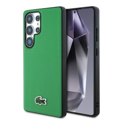 Θήκη Lacoste Iconic Petit Pique Woven Logo MagSafe Case Samsung Galaxy S25 Ultra 5G S938 Green