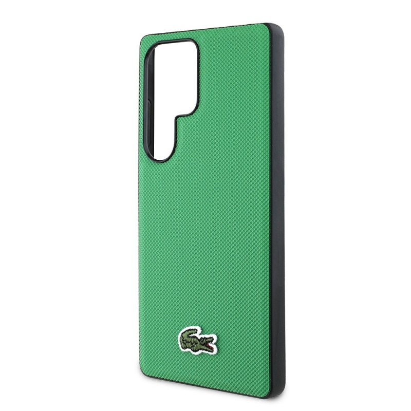 Θήκη Lacoste Iconic Petit Pique Woven Logo MagSafe Case Samsung Galaxy S25 Ultra 5G S938 Green
