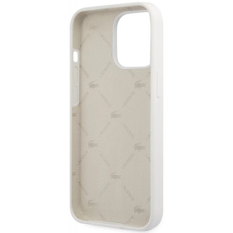 Θήκη Lacoste Liquid Silicone Allover Pattern Case Apple iPhone 13 Pro Max (6.7") White Θήκη Lacoste Liquid Silicone Allover Pattern Case Apple iPhone 13 Pro Max (6.7") White