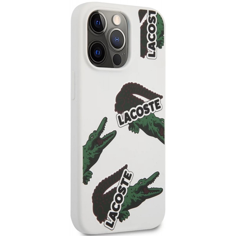 Θήκη Lacoste Liquid Silicone Allover Pattern Case Apple iPhone 13 Pro Max (6.7") White Θήκη Lacoste Liquid Silicone Allover Pattern Case Apple iPhone 13 Pro Max (6.7") White