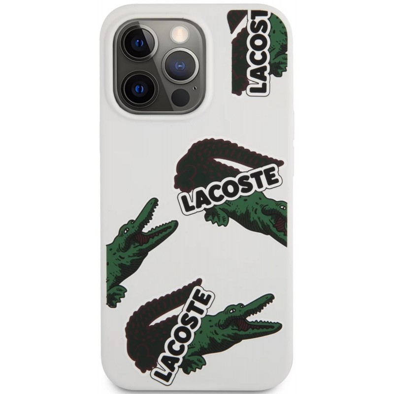 Θήκη Lacoste Liquid Silicone Allover Pattern Case Apple iPhone 13 Pro Max (6.7") White Θήκη Lacoste Liquid Silicone Allover Pattern Case Apple iPhone 13 Pro Max (6.7") White