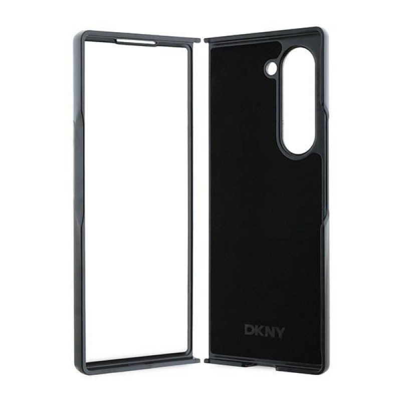 Θήκη DKNY PU Leather Checkered Pattern and Stripe Case Samsung Galaxy Z Fold6 5G SM-F956 Black