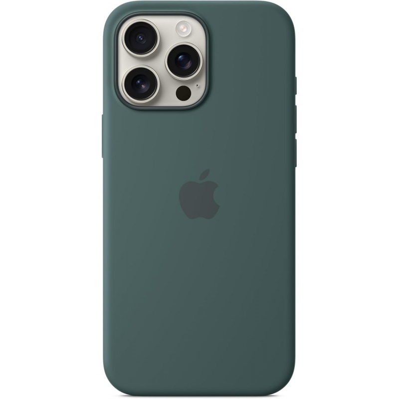 Θήκη Silicone Cover with MagSafe Apple iPhone 16 Pro Max (6.9") Lake Green (Original)
