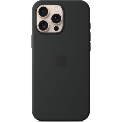 Θήκη Silicone Cover with MagSafe Apple iPhone 16 Pro Max (6.9") Black (Original)
