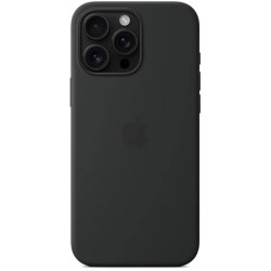 Θήκη Silicone Cover with MagSafe Apple iPhone 16 Pro Max (6.9") Black (Original)