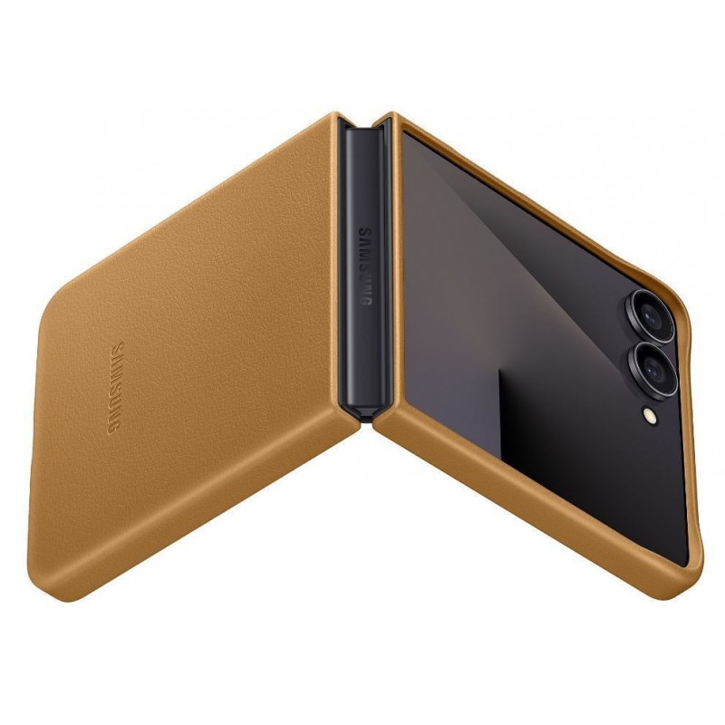 Θήκη Samsung KindSuit Case EF-VF766PAE Galaxy Z Flip7 SM-766 Brown (Original)