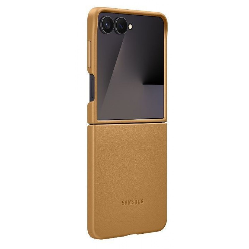 Θήκη Samsung KindSuit Case EF-VF766PAE Galaxy Z Flip7 SM-766 Brown (Original)