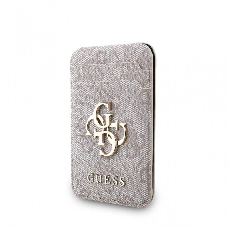 Βάση Γραφείου Guess 4G Metal Logo MagSafe Cardslot Stand Pink