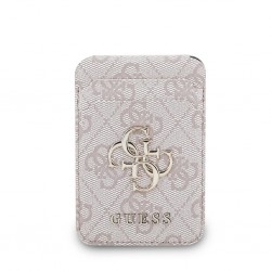 Βάση Γραφείου Guess 4G Metal Logo MagSafe Cardslot Stand Pink