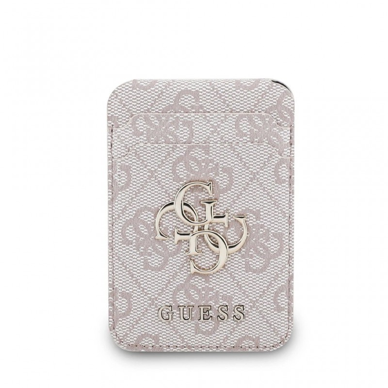 Βάση Γραφείου Guess 4G Metal Logo MagSafe Cardslot Stand Pink