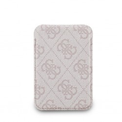 Βάση Γραφείου Guess 4G Metal Logo MagSafe Cardslot Stand Pink