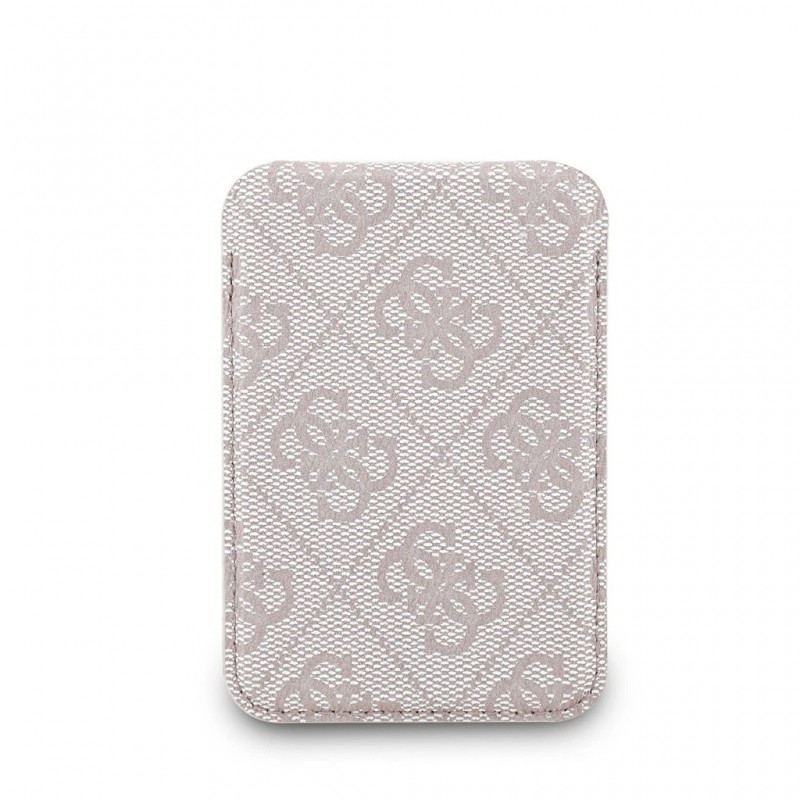 Βάση Γραφείου Guess 4G Metal Logo MagSafe Cardslot Stand Pink