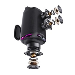 Φορητό Ηχείο Blavec TWS WS-01 Karaoke Portable Bluetooth Speaker 160W with Microphone Black
