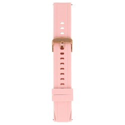 Ανταλλακτικό λουράκι Blavec W-17 Amber Silicone Pink Watch Band για Huawei Watch GT4 (41mm)  / Huawei Watch GT  5 (41MM)  / GT 5 Pro / Honor S1 (18mm)
