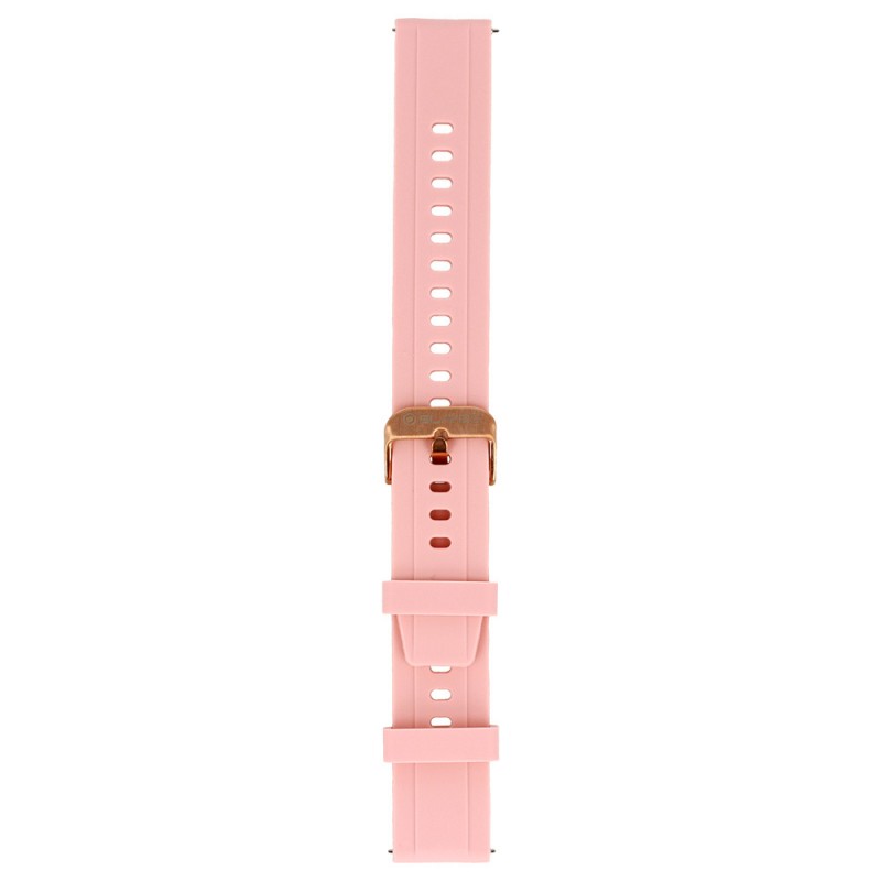 Ανταλλακτικό λουράκι Blavec W-17 Amber Silicone Pink Watch Band για Huawei Watch GT4 (41mm)  / Huawei Watch GT  5 (41MM)  / GT 5 Pro / Honor S1 (18mm)