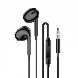 Ακουστικά Handsfree Borofone BM100 Max Fuente & Μικρόφωνο Black