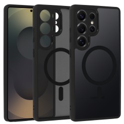 Θήκη Full Matte Mag Cover Samsung Galaxy S25 Ultra 5G S938 Black