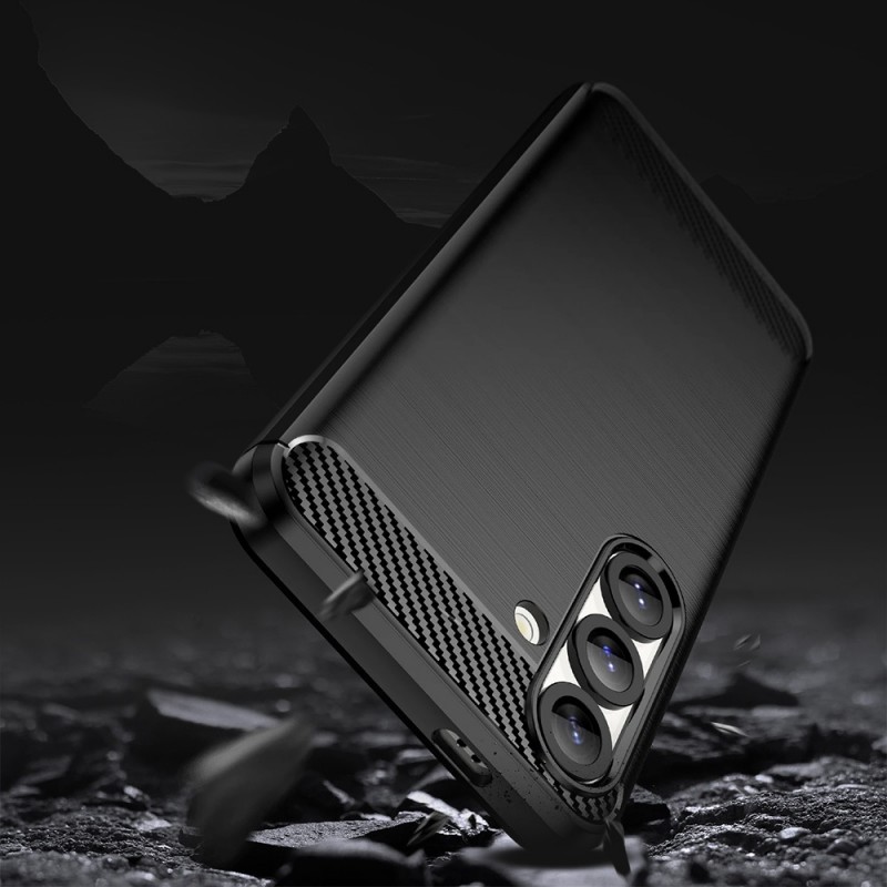 Θήκη Carbon Case Samsung Galaxy A55 SM-A556 Black