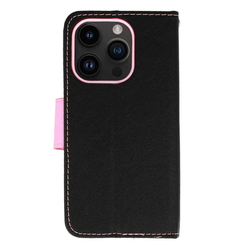 Θήκη Fancy Case Apple iPhone 12 / 12 Pro  (6.1") Black / Pink